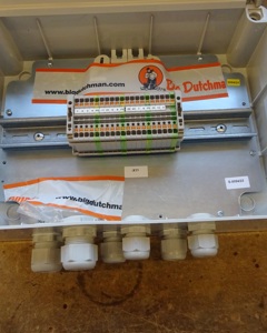 Control cabinet feed curts second position